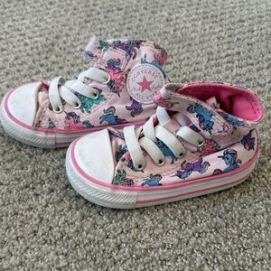 Converse Kids' Pink Unicorn Sneakers